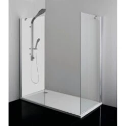 Seitenwand Sanoflex 6 Mm Chrom 85 Cm X 195 Cm -Wenko Verkaufs-Shop 041 201042 201043 201044 2