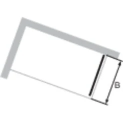 Hüppe Seitenwand EasyEntry Für Gleittür BxH: 70 Cm X 200 Cm Silber Hochglanz -Wenko Verkaufs-Shop 06610 2438 HPUV2C254NUC 21