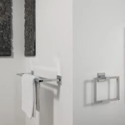 Tiger Doppel-Badetuchhalter Items Edelstahl Chrom 58 Cm -Wenko Verkaufs-Shop 109212 4621 4