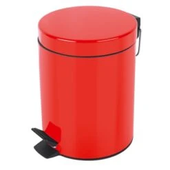 Spirella Treteimer Sydney Metall 5 L Red