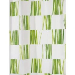 Spirella Duschvorhang Textil Seagrass 180 Cm X 200 Cm Green