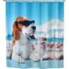 Wenko Polyester Duschvorhang Cool Dog 180 Cm X 200 Cm 1 Wenko Polyester Duschvorhang Cool Dog 180 Cm X 200 Cm -Wenko Verkaufs-Shop 15456 sb freisteller de 01