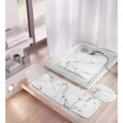 OBI Wanneneinlage Marble Weiß-Anthrazit 36 X 92 Cm -Wenko Verkaufs-Shop 1708874 2992 se marble 2