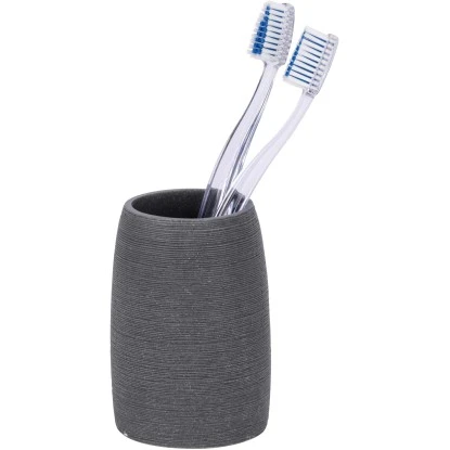 Wenko Zahnputzbecher Goa Grau 4 Wenko Zahnputzbecher Goa Grau – Bild 2