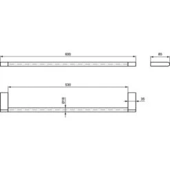 Ideal Standard Handtuchhalter Connect 600 Mm Chrom -Wenko Verkaufs-Shop 189175 3049 3