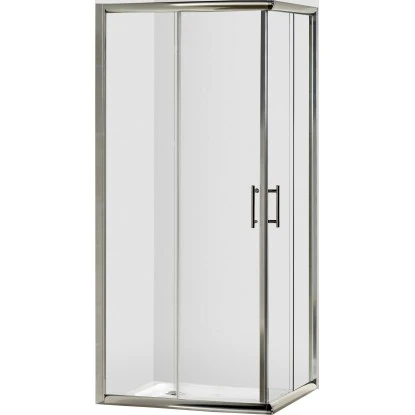 Eckeinstieg Corlo Chrom 195 Cm X 90 Cm 90 Cm 4 Eckeinstieg Corlo Chrom 195 Cm X 90 Cm 90 Cm – Bild 2