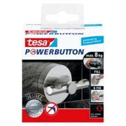 Tesa Premium-Haken Selbstklebend Rund Matt