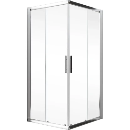 Schulte Eckeinstieg Kristall/Trend 80 Cm X 80 Cm X 185 Cm Echtglas Klar Hell 4 Schulte Eckeinstieg Kristall/Trend 80 Cm X 80 Cm X 185 Cm Echtglas Klar Hell – Bild 2