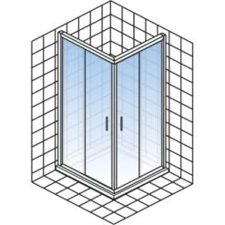 Schulte Eckeinstieg Kristall/Trend 80 Cm X 80 Cm X 185 Cm Echtglas Klar Hell 10 Schulte Eckeinstieg Kristall/Trend 80 Cm X 80 Cm X 185 Cm Echtglas Klar Hell -Wenko Verkaufs-Shop 32020 2053 4060991051067 5