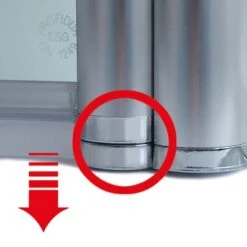 Schulte ExpressPlus Drehtür In Nische Garant Alu Natur Rechts 200x100cm -Wenko Verkaufs-Shop 3342 2053 HebSenk Profil 1 5