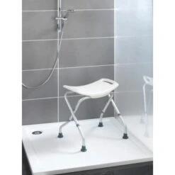 Wenko Badhocker Secura Klappbar Kunststoff 53,5 X 44,5-48,0 X 40-47 Cm Weiß -Wenko Verkaufs-Shop 38242599 sb ambiente de 03