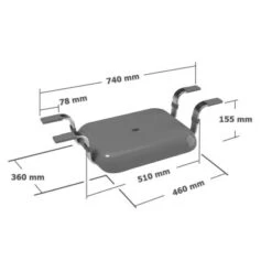Wenko Badewannensitz Secura Premium Polypropylen 74 X 15.5 X 36 Cm Anthrazit -Wenko Verkaufs-Shop 38259924 sb ambiente de 07