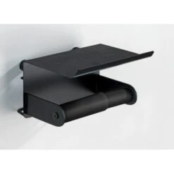 Wenko Toilettenpapierhalter Mit Ablage Classic Plus 14 X 10 X 14 Cm Schwarz -Wenko Verkaufs-Shop 38279045 sb ambiente de 03
