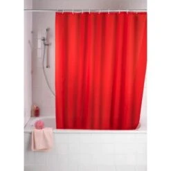 Wenko Anti-Schimmel Duschvorhang Uni 180 Cm X 200 Cm Rot 5 Wenko Anti-Schimmel Duschvorhang Uni 180 Cm X 200 Cm Rot -Wenko Verkaufs-Shop 3853074 1068 20037100 1
