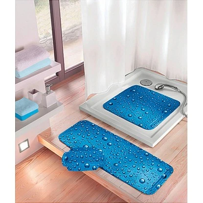 Kleine Wolke Duscheinlage Bubble Blau 55 X 55 Cm 4 Kleine Wolke Duscheinlage Bubble Blau 55 X 55 Cm – Bild 2