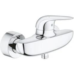Grohe Einhand-Brausebatterie Eurostyle Metall-Hebelgriff Chrom 12,5mm (1/2")