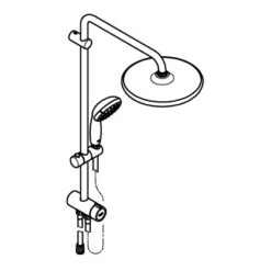 Grohe QuickFix Duschsystem Vitalio Start 250 Flex Mit Umstellung -Wenko Verkaufs-Shop 4005176782176 4520 AI 01