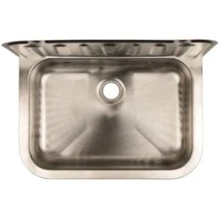 Sanitop-Wingenroth Ausgussbecken Edelstahl 50 Cm Chrom -Wenko Verkaufs-Shop 4006596042161 2177 5