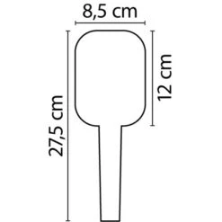 AquaSu Eckige Handbrause Tela Mit 3 Strahlarten Chrom 8 AquaSu Eckige Handbrause Tela Mit 3 Strahlarten Chrom -Wenko Verkaufs-Shop 4006596721660 721660 47