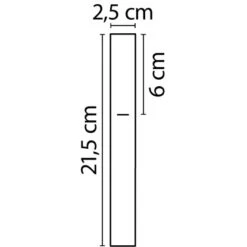 AquaSu Eckige Stab-Handbrause Proda Mit 1 Strahlart Chrom -Wenko Verkaufs-Shop 4006596722162 722162 47