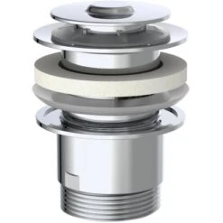 Titelseite 17 Kirchhoff Universal Pop Up Waschbecken-Ablaufgarnitur 63 Mm X 80 Mm Chrom