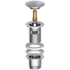 Kirchhoff Universal Pop Up Waschbecken-Ablaufgarnitur 1 1/4 Zoll X 65 Mm Chrom -Wenko Verkaufs-Shop 4007111501323 2759 5