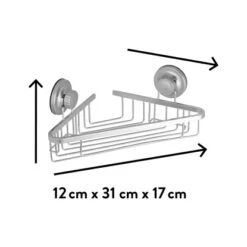 Baliv Duschkorb DKE1-4530 Dreieckig -Wenko Verkaufs-Shop 4007873044373 VM01 270521