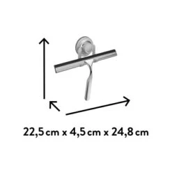 Baliv Saugnapf Mit Duschabzieher DA-4530 Aluminium -Wenko Verkaufs-Shop 4007873044380 VM01 270521