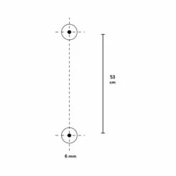 Baliv Brausestange DST-50.01, 58 Cm Verchromt -Wenko Verkaufs-Shop 4007873312373 WEB01 260521
