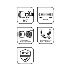 Baliv Wannenbrause-Set WBS-150.10 Verchromt -Wenko Verkaufs-Shop 4007873313301 80