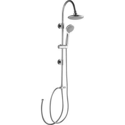 Überkopfbrause-Set 5-teilig Verchromt 3 Überkopfbrause-Set 5-teilig Verchromt