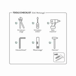 Baliv Überkopfbrause-Set KBS-22.21 Edelstahloptik -Wenko Verkaufs-Shop 4007873340116 WEB02 260521