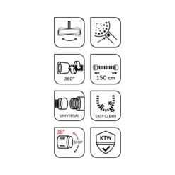 Baliv Überkopfbrause-Set KBS-22.21 Edelstahloptik -Wenko Verkaufs-Shop 4007873340116 WEB03 260521