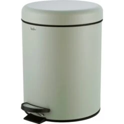 Baliv Moss Green Trend Treteimer Metall Grün