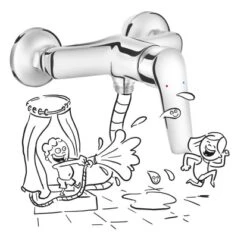 Baliv Duscharmatur DU-5580 Chrom -Wenko Verkaufs-Shop 4007874111326 S03 010319