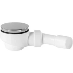 Ablaufgarnitur Für Duschwanne Ø 44,8 Mm (G 1 1/2) Weiß