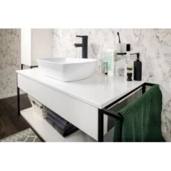 Fackelmann Stand-Armatur New York Schwarz -Wenko Verkaufs-Shop 4008033862202 3254 04