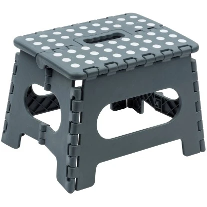 Wenko Klapptritt Rutschfest Mit Gummierten Füßen Grau 2 Wenko Klapptritt Rutschfest Mit Gummierten Füßen Grau