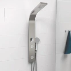 Schütte Duschpaneel Sansibar Edelstahl -Wenko Verkaufs-Shop 4008431600857 2759 4