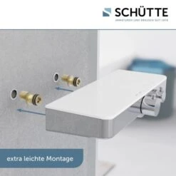 Schütte Thermostat-Duscharmatur Ocean Mit Ablage Chrom-Weiß -Wenko Verkaufs-Shop 4008431605357 2759 2