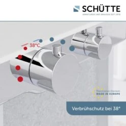 Schütte Thermostat-Duscharmatur Ocean Mit Ablage Chrom-Weiß -Wenko Verkaufs-Shop 4008431605357 2759 4