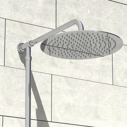 Schütte Kopfbrause Sumatra Rund Verchromt 6 Schütte Kopfbrause Sumatra Rund Verchromt – Bild 4