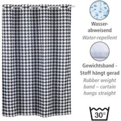 Wenko Anti-Schimmel Duschvorhang Fashion Flex Polyester 180 Cm X 200 Cm 10 Wenko Anti-Schimmel Duschvorhang Fashion Flex Polyester 180 Cm X 200 Cm -Wenko Verkaufs-Shop 4008838294178 1068 03