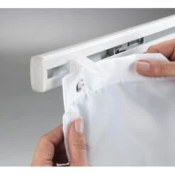 Wenko Teleskop-Duschvorhangschiene Era 75 Cm - 125 Cm Weiß -Wenko Verkaufs-Shop 4008838313299 1068 08