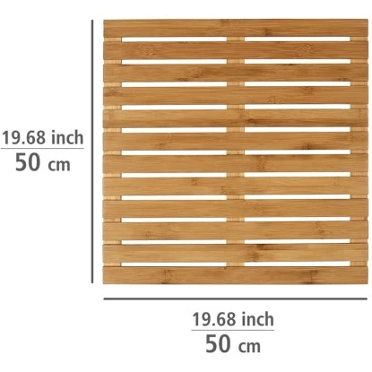 Wenko Baderost Indoor & Outdoor Bambus Rutschhemmende Unterseite 50 Cm X 50 Cm 6 Wenko Baderost Indoor & Outdoor Bambus Rutschhemmende Unterseite 50 Cm X 50 Cm – Bild 4