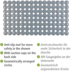 Wenko Wanneneinlage Belem 67,5 Cm X 36 Cm Grau -Wenko Verkaufs-Shop 4008838342565 1068 03