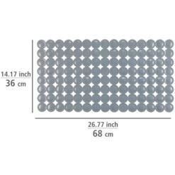 Wenko Wanneneinlage Belem 67,5 Cm X 36 Cm Grau -Wenko Verkaufs-Shop 4008838342565 1068 04