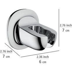 Wenko Duschkopfhalter Liberta Befestigen Ohne Bohren Chrom -Wenko Verkaufs-Shop 4008838354087 1068 AI 02