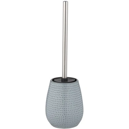 Wenko WC-Garnitur Bellante Keramik Hellblau WC-Bürstenkopf Aus Silikon 4 Wenko WC-Garnitur Bellante Keramik Hellblau WC-Bürstenkopf Aus Silikon – Bild 2