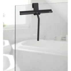 Wenko Badezimmerwischer Mola XXL Mit Breiter Wischfläche Aus Silikon Schwarz -Wenko Verkaufs-Shop 4008838378083 1068 05